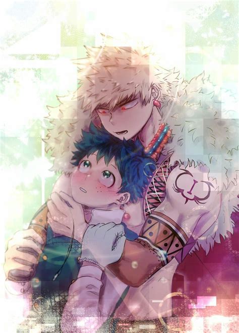 Bakugou And Midoriya My Hero Academia Parejas Románticas De Anime Artesanías De Anime