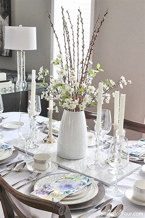 Pussy Willow Branches Centerpieces