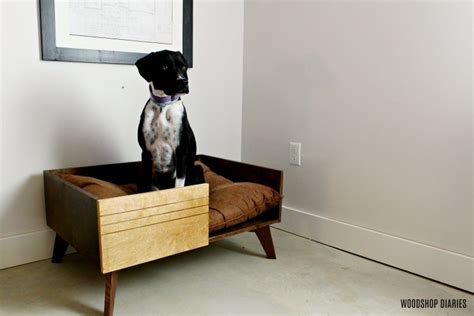 DIY Elevated Dog Bed -- From Plywood + 2x2s!