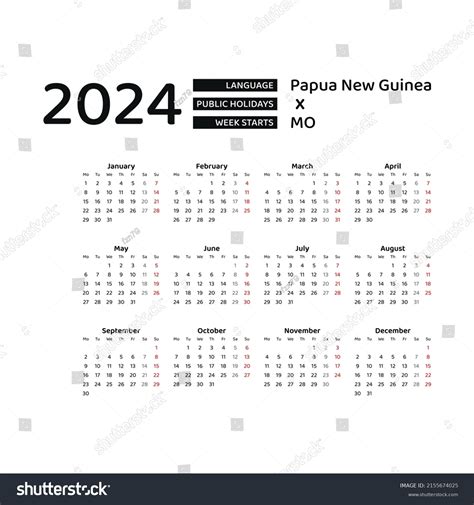 Papua New Guinea Education Calendar 2024 - Tildy Gilligan
