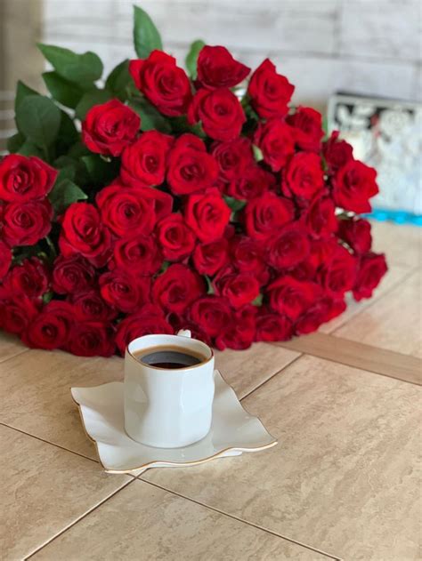 Кофе и розы | Fotos café da manhã, Café, Fotos