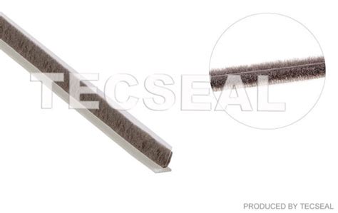 Фетровый уплотнитель щеточный для алюминиевых профилей