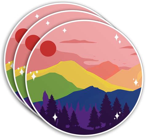 Amazon Human LGBT Gay Pride Sticker Rainbow Lesbian Bisexual