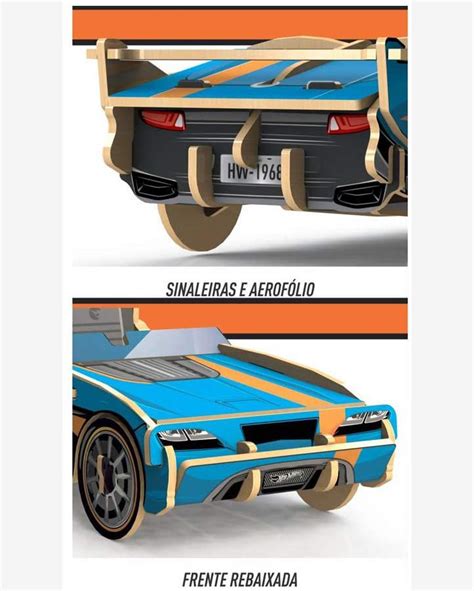 Riachuelo Quebra Cabe A D Hot Wheels Em Madeira