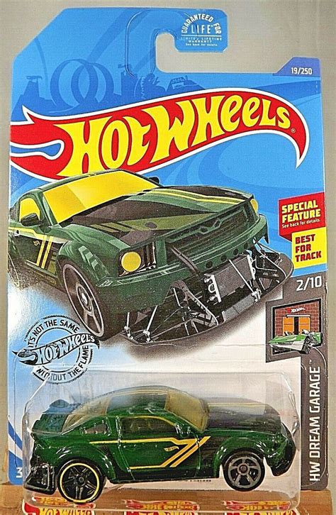 Hot Wheels Dream Garage Ford Mustang Green Variant W Pr Mc S Contemporary