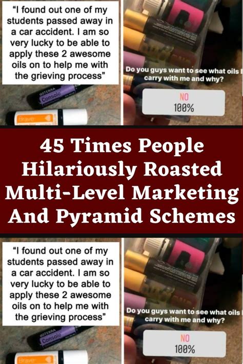 45 Times People Hilariously Roasted Multi Level Marketing And Pyramid