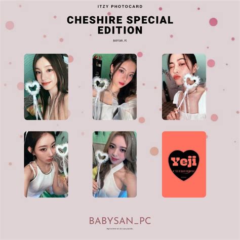 Itzy Photocard Fanmade Cheshire Special Edition Shopee Brasil