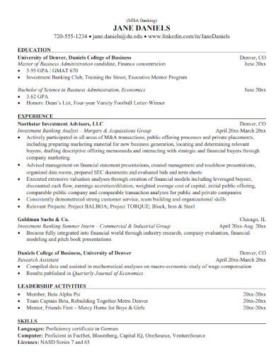 Resume Experience 35 Examples Format How To List Pdf