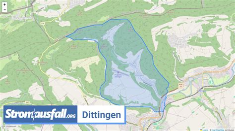 Ist Aktuell Stromausfall In Gemeinde Dittingen Stromausfallkarte