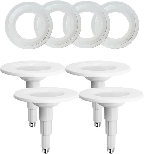 Jolux 5/6 Inch LED Can Light Adjustable Recessed Retrofit Downlight