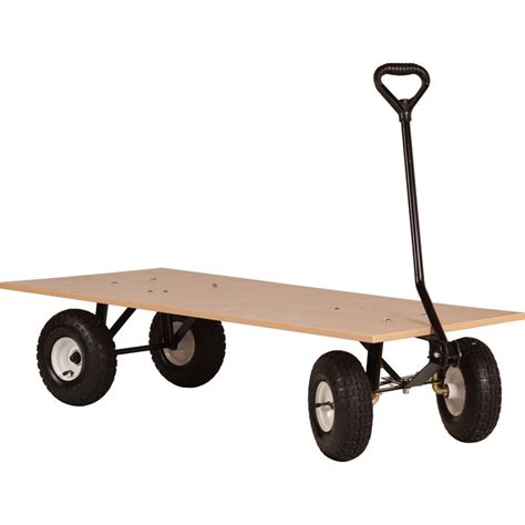 Farm Tuff Flatbed Garden Wagon — 1000 Lb Capacity 48inl X 24inw
