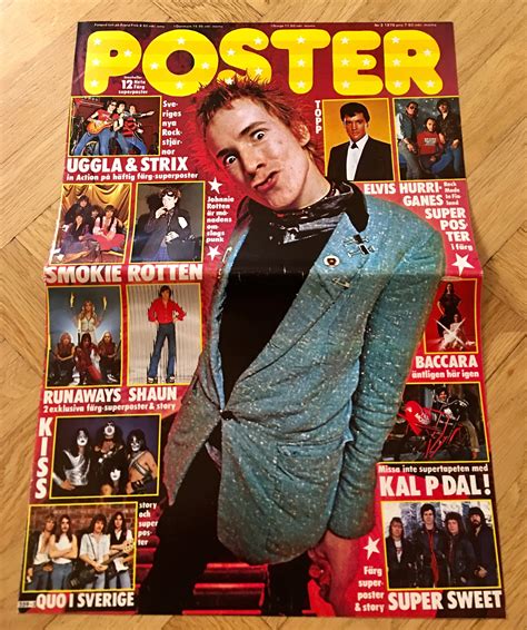 Sex Pistols Johnny Rotten John Lydon Poster Punk Band Etsy