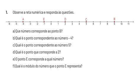 Observe A Reta Num Rica E Responda