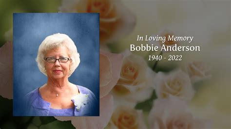 Bobbie Anderson Tribute Video