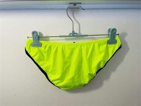 Gx Gloss Neon Ultra V Bikini Underwear Yellow M And L Size Men S Fashion Bottoms New