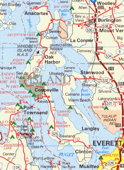 Whidbey Island State Park Map