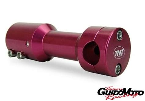 Piantone Corto Manubrio Naked Rosso Anodizzato Aerox Nitro Guidomoto Specialista Vespa