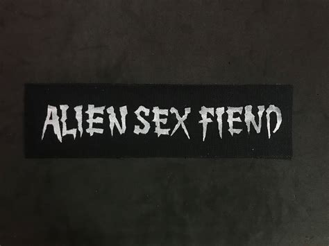 Alien Sex Fiend Handmade Hand Painted Patch More Info In Etsy