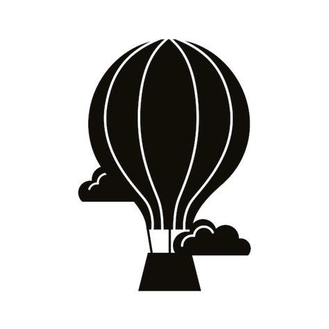 Premium Vector Balloon Air Hot Travel Icon