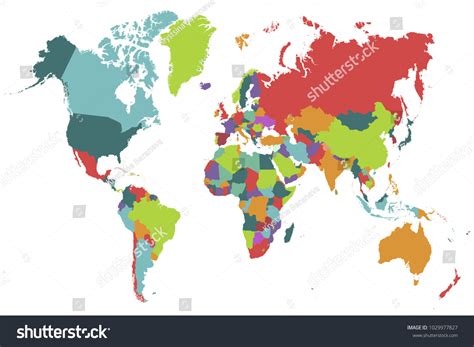 world political map  countries