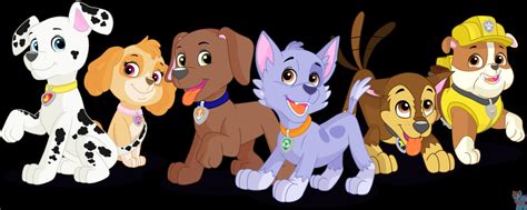 Safe Artist Rainbow Eevee Chase Paw Patrol Marshall Paw