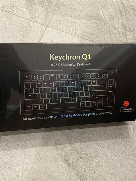 Keychron Q1, Computers & Tech, Parts & Accessories, Computer Keyboard ...