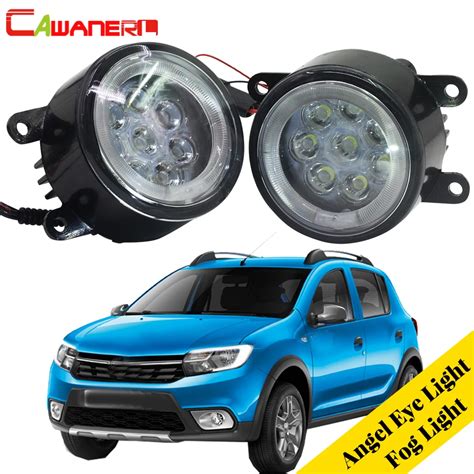 Cawanerl Car Styling Led Lamp Fog Light Angel Eye Daytime Running Light