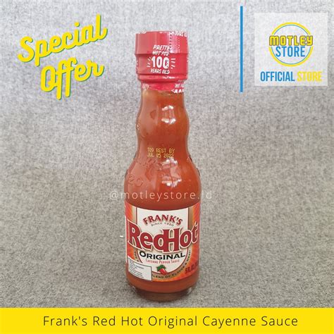 Jual Frank S Red Hot Original Cayenne Sauce 148 ML Shopee Indonesia
