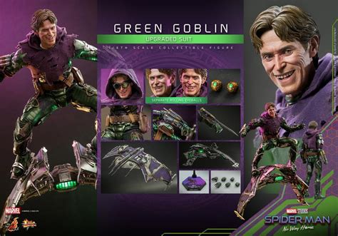 Mcu Green Goblin Gets Creepy Official New Hot Toy Photos