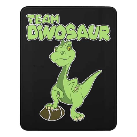 Team Dinosaur Football Door Sign | Zazzle