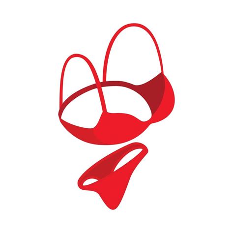 Red Lingerie Icon Isometric 3d Style 14166062 Vector Art At Vecteezy