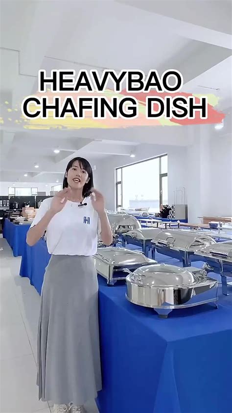 Heavybao Commercial Catering Kitchenware Set Candle Electric Hot Pot Chafer Dishes Food Buffet