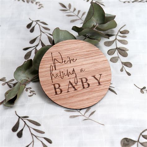 We're Having a Baby Baby Announcement Plaque Baby - Etsy UK