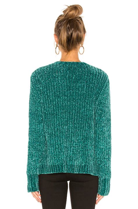 525 America Chenille Sweater In Green Lyst