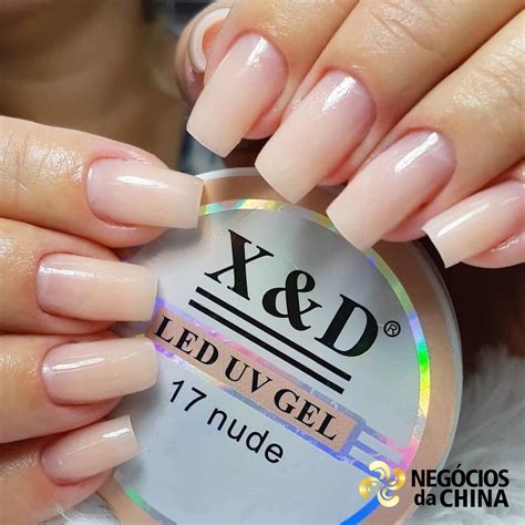 Gel X D Pink Nude G Led Uv Unhas Fibra Xd Acrigel Alongamento Xed Shopee Brasil