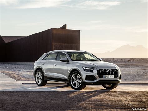 2019 Audi Q8 Color Floret Silver Front Three Quarter Wallpaper