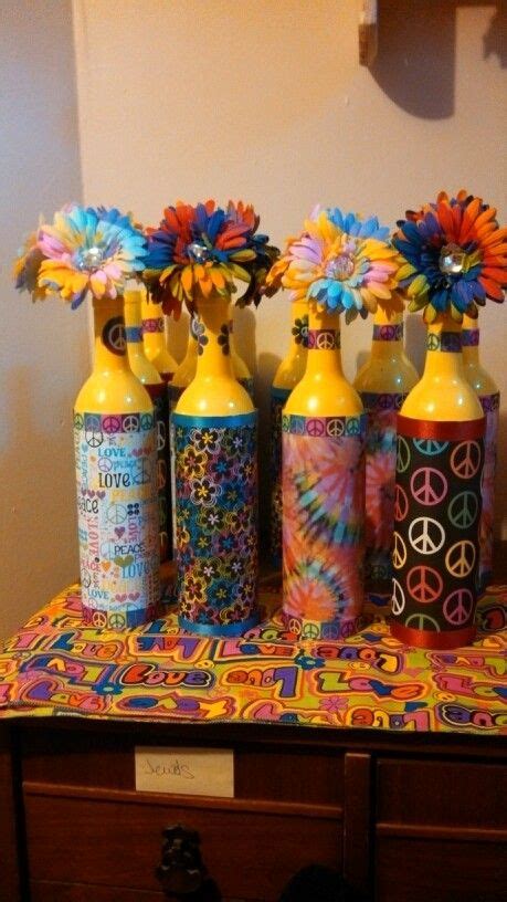 Hippie Theme Party Decorations S Theme Hippy Love Centerpiece In