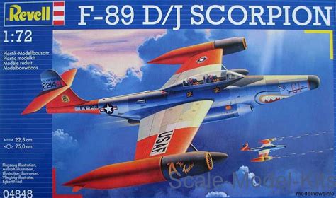 Revell - F-89 D/J Scorpion - plastic scale model kit in 1:72 scale (RV04848)//Scale-Model-Kits.com