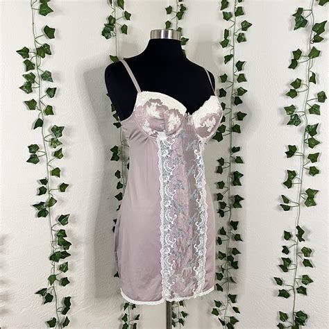 Nude Mauve Lingerie Slip Size Xl Ptp Depop
