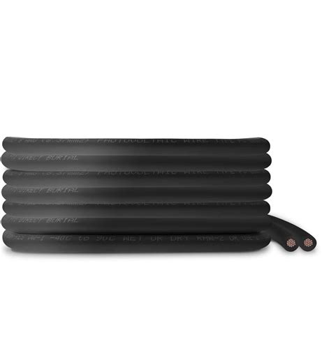 8 Awg Solar Panel Wire Sw0097 100 Ft Ul 4703 Power Cable Black