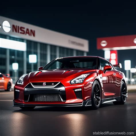nissan skyline gtr details stable diffusion