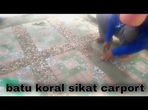 Cara Memasang Batu Sikat Yang Rapi Youtube