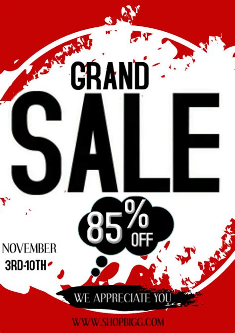 sales design template postermywall