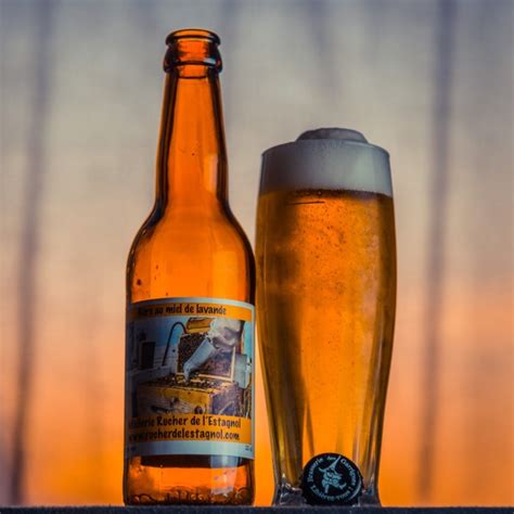 Bière au miel de lavande du Rucher de lEstagnol Une blonde au miel correcte https