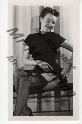 Brunette Lingerie 4 x2 Photo Sexy Cheesecake Vintage Risqué Pinup B W PJ 46 eBay