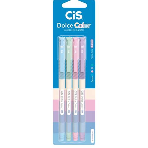 Caneta Esferografica CIS Dolce Color 0 5MM S Shopee Brasil