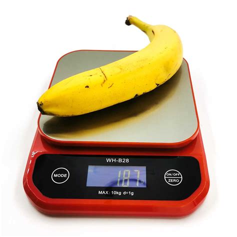 WeiHeng WH-B28 Red USB kuchyňská voděodolná váha do 10kg / 1g červená