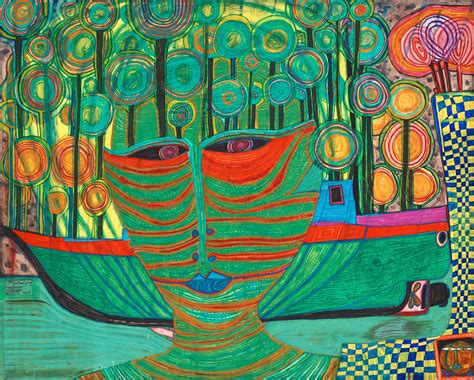 Friedensreich Hundertwasser Austria 1928 2000 Columbus Landed In India