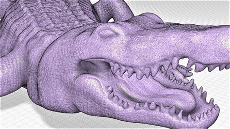 3d Stl File Model Crocodile Diorama For 3d Printer Etsy