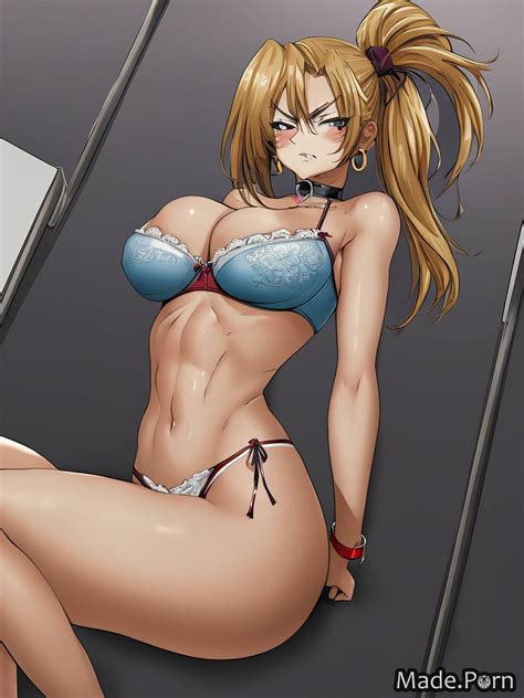 Porn Image Of Spreading Legs Top Knot Hair Big Hips Professor Busty Choker Perfect Body Created